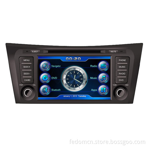 Touch Screen Car DVD Player for Nissan Qashqai 2014 GPS Navigation System